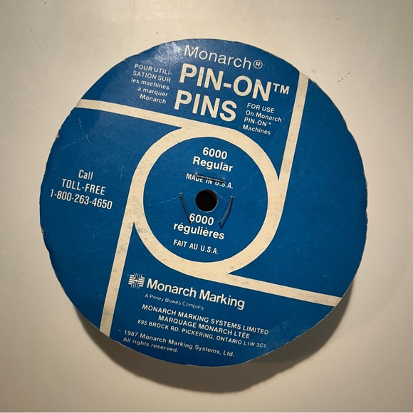 Vintage Sewing and Crafting Supplies - Vintage Lightning Zipper - Monarch Pins - Picture 3 of 12